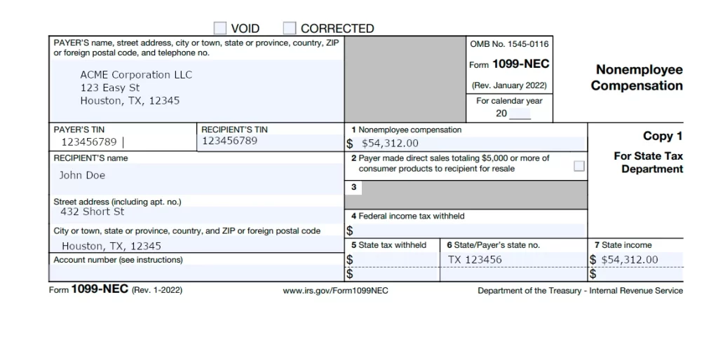 Importance of Form 1099NEC for Independent Contractors